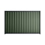 Good Neighbour® Wavelok® 1200mm High Fence Panel Sheet: Rivergum Post/Track: Dark Stone