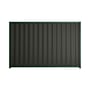 Good Neighbour® Wavelok® 1200mm High Fence Panel Sheet: Slate Grey Post/Track: Caulfield Green