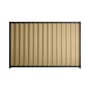 Good Neighbour® Wavelok® 1200mm High Fence Panel Sheet: Wheat Post/Track: Dark Stone