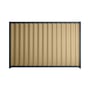 Good Neighbour® Wavelok® 1200mm High Fence Panel Sheet: Wheat Post/Track: Mountain Blue