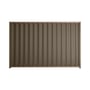 Good Neighbour® Wavelok® 1500mm High Fence Panel Sheet: Banyan Brown Post/Track: Beige
