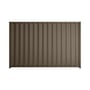 Good Neighbour® Wavelok® 1500mm High Fence Panel Sheet: Banyan Brown Post/Track: Banyan Brown