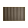 Good Neighbour® Wavelok® 1500mm High Fence Panel Sheet: Banyan Brown Post/Track: Wheat