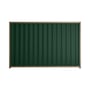 Good Neighbour® Wavelok® 1500mm High Fence Panel Sheet: Caulfield Green Post/Track: Beige