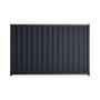 Good Neighbour® Wavelok® 1500mm High Fence Panel Sheet: Dark Stone Post/Track: Banyan Brown