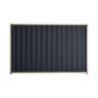 Good Neighbour® Wavelok® 1500mm High Fence Panel Sheet: Dark Stone Post/Track: Merino