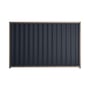 Good Neighbour® Wavelok® 1500mm High Fence Panel Sheet: Dark Stone Post/Track: Marsh