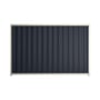 Good Neighbour® Wavelok® 1500mm High Fence Panel Sheet: Dark Stone Post/Track: Off White