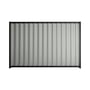 Good Neighbour® Wavelok® 1500mm High Fence Panel Sheet: Gull Grey Post/Track: Gun Metal Grey
