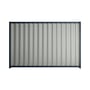 Good Neighbour® Wavelok® 1500mm High Fence Panel Sheet: Gull Grey Post/Track: Mountain Blue