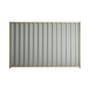 Good Neighbour® Wavelok® 1500mm High Fence Panel Sheet: Gull Grey Post/Track: Merino