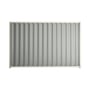 Good Neighbour® Wavelok® 1500mm High Fence Panel Sheet: Gull Grey Post/Track: Off White