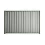 Good Neighbour® Wavelok® 1500mm High Fence Panel Sheet: Gull Grey Post/Track: Rivergum