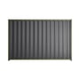 Good Neighbour® Wavelok® 1500mm High Fence Panel Sheet: Granite Post/Track: Mist Green