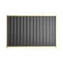 Good Neighbour® Wavelok® 1500mm High Fence Panel Sheet: Granite Post/Track: Primrose