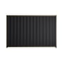 Good Neighbour® Wavelok® 1500mm High Fence Panel Sheet: Gun Metal Grey Post/Track: Banyan Brown