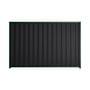 Good Neighbour® Wavelok® 1500mm High Fence Panel Sheet: Gun Metal Grey Post/Track: Caulfield Green