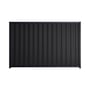 Good Neighbour® Wavelok® 1500mm High Fence Panel Sheet: Gun Metal Grey Post/Track: Dark Stone