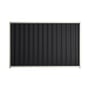 Good Neighbour® Wavelok® 1500mm High Fence Panel Sheet: Gun Metal Grey Post/Track: Off White