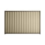 Good Neighbour® Wavelok® 1500mm High Fence Panel Sheet: Merino Post/Track: Banyan Brown