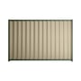 Good Neighbour® Wavelok® 1500mm High Fence Panel Sheet: Merino Post/Track: Rivergum