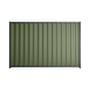 Good Neighbour® Wavelok® 1500mm High Fence Panel Sheet: Mist Green Post/Track: Granite
