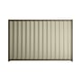 Good Neighbour® Wavelok® 1500mm High Fence Panel Sheet: Moss Vale Sand Post/Track: Banyan Brown
