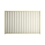 Good Neighbour® Wavelok® 1500mm High Fence Panel Sheet: Off White Post/Track: Primrose