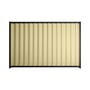 Good Neighbour® Wavelok® 1500mm High Fence Panel Sheet: Primrose Post/Track: Gun Metal Grey