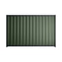 Good Neighbour® Wavelok® 1500mm High Fence Panel Sheet: Rivergum Post/Track: Dark Stone