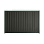 Good Neighbour® Wavelok® 1500mm High Fence Panel Sheet: Slate Grey Post/Track: Caulfield Green