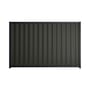 Good Neighbour® Wavelok® 1500mm High Fence Panel Sheet: Slate Grey Post/Track: Dark Stone