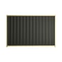 Good Neighbour® Wavelok® 1500mm High Fence Panel Sheet: Slate Grey Post/Track: Primrose