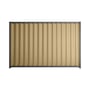 Good Neighbour® Wavelok® 1500mm High Fence Panel Sheet: Wheat Post/Track: Granite
