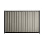 Good Neighbour® Wavelok® 1800mm High Fence Panel Sheet: Birch Post/Track: Gun Metal Grey