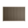 Good Neighbour® Wavelok® 1800mm High Fence Panel Sheet: Banyan Brown Post/Track: Beige