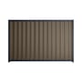 Good Neighbour® Wavelok® 1800mm High Fence Panel Sheet: Banyan Brown Post/Track: Mountain Blue