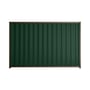 Good Neighbour® Wavelok® 1800mm High Fence Panel Sheet: Caulfield Green Post/Track: Banyan Brown