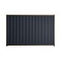Good Neighbour® Wavelok® 1800mm High Fence Panel Sheet: Dark Stone Post/Track: Banyan Brown