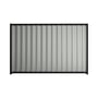 Good Neighbour® Wavelok® 1800mm High Fence Panel Sheet: Gull Grey Post/Track: Ebony