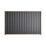 Good Neighbour® Wavelok® 1800mm High Fence Panel Sheet: Granite Post/Track: Beige