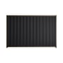 Good Neighbour® Wavelok® 1800mm High Fence Panel Sheet: Gun Metal Grey Post/Track: Banyan Brown