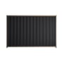 Good Neighbour® Wavelok® 1800mm High Fence Panel Sheet: Gun Metal Grey Post/Track: Marsh