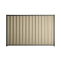 Good Neighbour® Wavelok® 1800mm High Fence Panel Sheet: Merino Post/Track: Granite