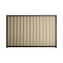 Good Neighbour® Wavelok® 1800mm High Fence Panel Sheet: Merino Post/Track: Gun Metal Grey
