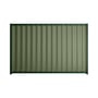 Good Neighbour® Wavelok® 1800mm High Fence Panel Sheet: Mist Green Post/Track: Caulfield Green