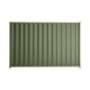 Good Neighbour® Wavelok® 1800mm High Fence Panel Sheet: Mist Green Post/Track: Moss Vale Sand