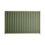 Good Neighbour® Wavelok® 1800mm High Fence Panel Sheet: Mist Green Post/Track: Wheat