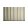 Good Neighbour® Wavelok® 1800mm High Fence Panel Sheet: Moss Vale Sand Post/Track: Gun Metal Grey