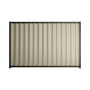Good Neighbour® Wavelok® 1800mm High Fence Panel Sheet: Moss Vale Sand Post/Track: Slate Grey